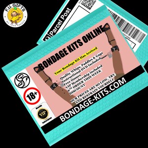 Bondage Kit - Prank Mail Gift Gag - Funny, Christmas, Birthday,  Present - Sent directly to loved one/victim (100% anonymous)