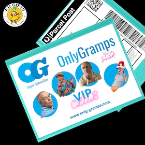 Prank Mail - Only Gramps VIP - Funny Present Sent Directly To Your Victim 100% Anonymous