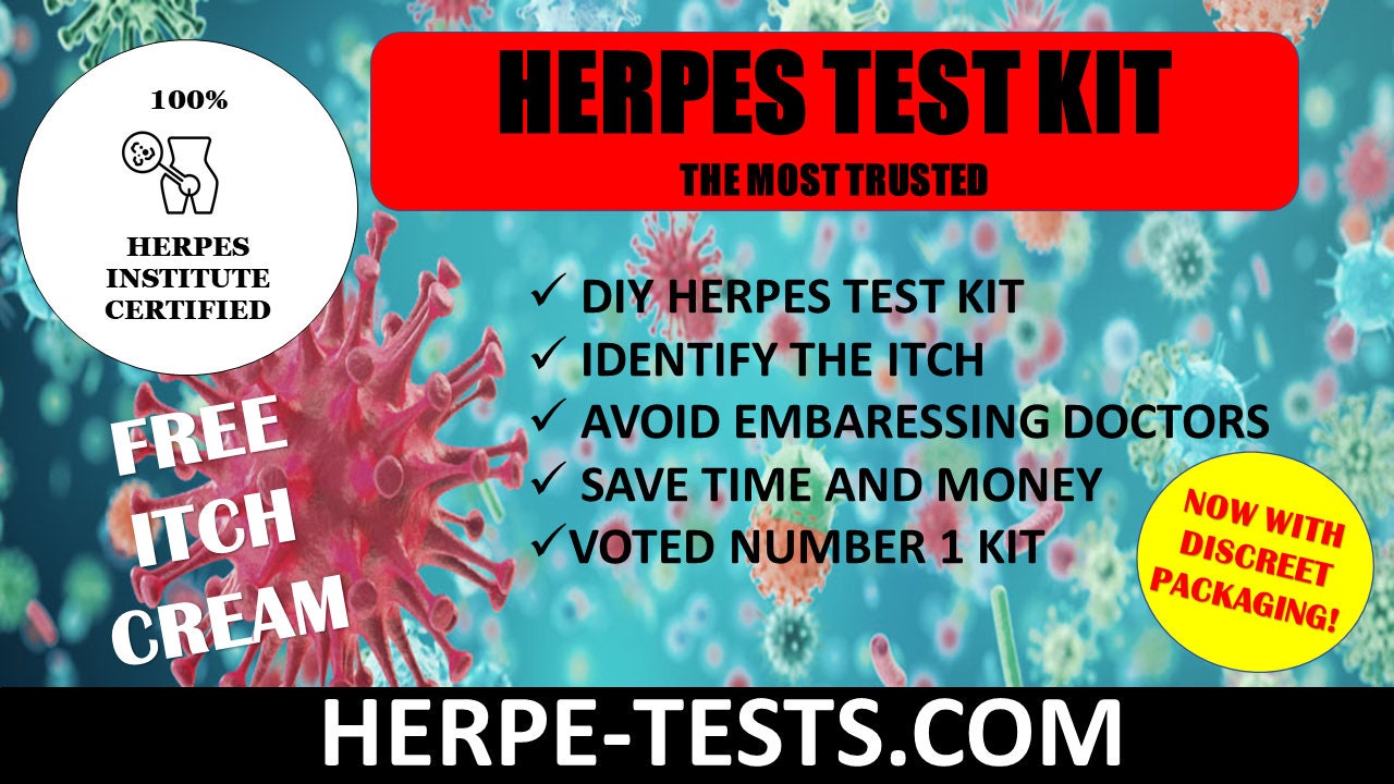 HERPES TEST KIT Prank Mail Gift Gag Funny Christmas Etsy