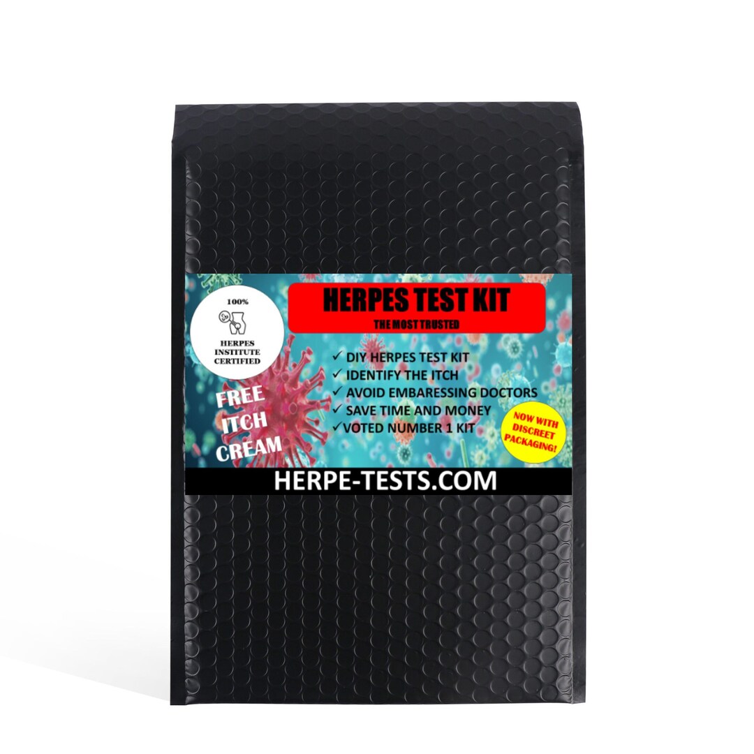 HERPES TEST KIT Prank Mail Gift Gag Funny Christmas Etsy