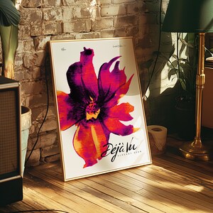 Watercolor Flower Art Print: Modern Chic Floral Wall Decor (Digital Download)