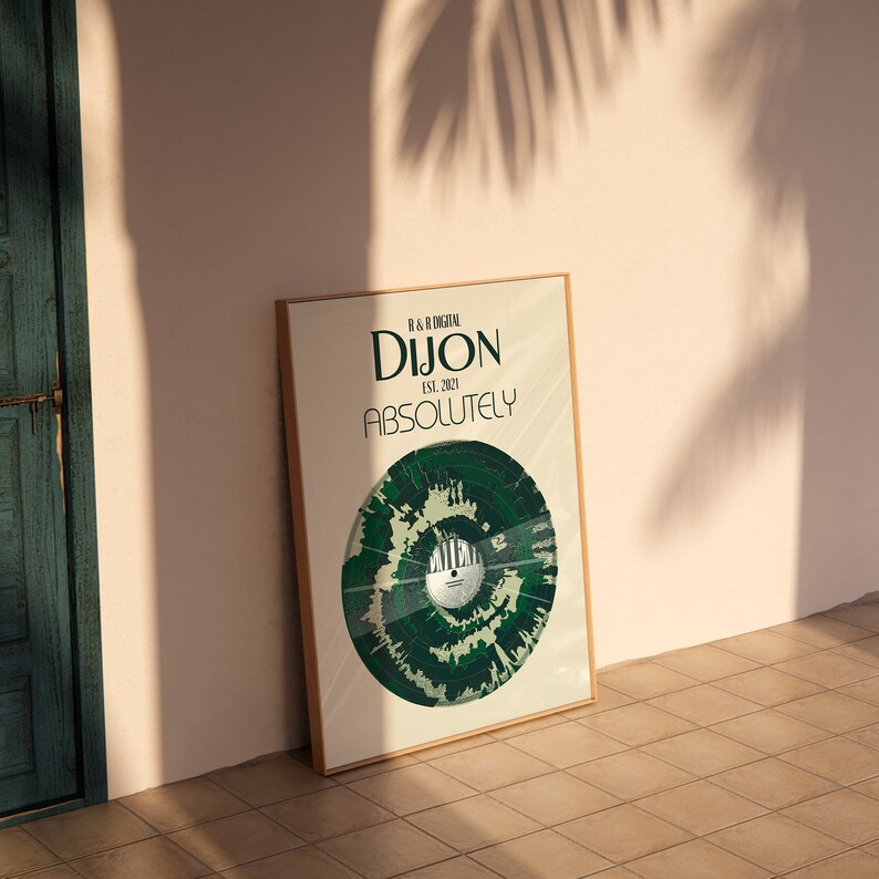 Dijon Absolutely Album Vinyl Poster Print Record Cover Wall Etsy