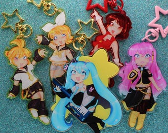 Crypton VOCALOID - acrylic charms
