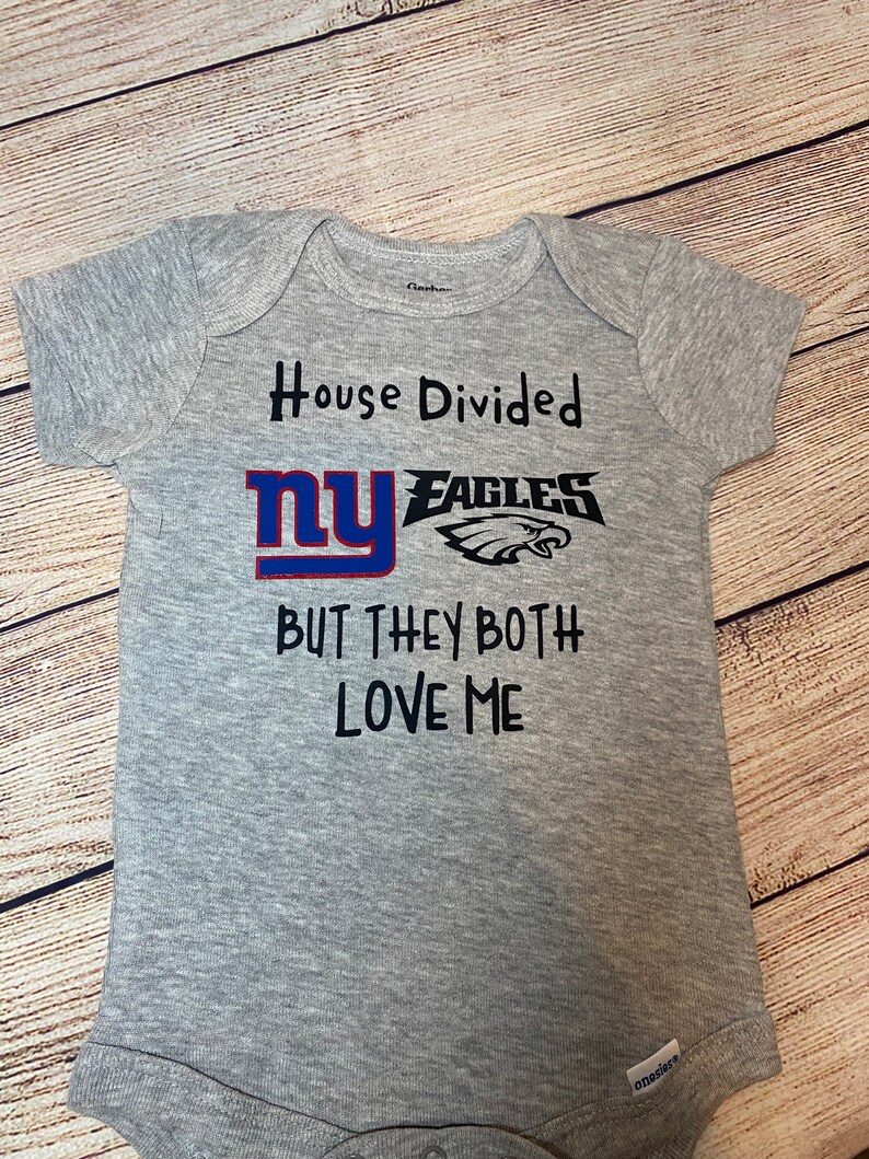 House Divided NFL Babysuit All 32 Teams Etsy