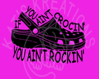 Crocs SVG, Funny Shoes Decal (Digital File)