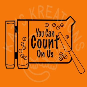 You Can Count On Us Pharmacy SVG for shirts/bags/cups,etc.