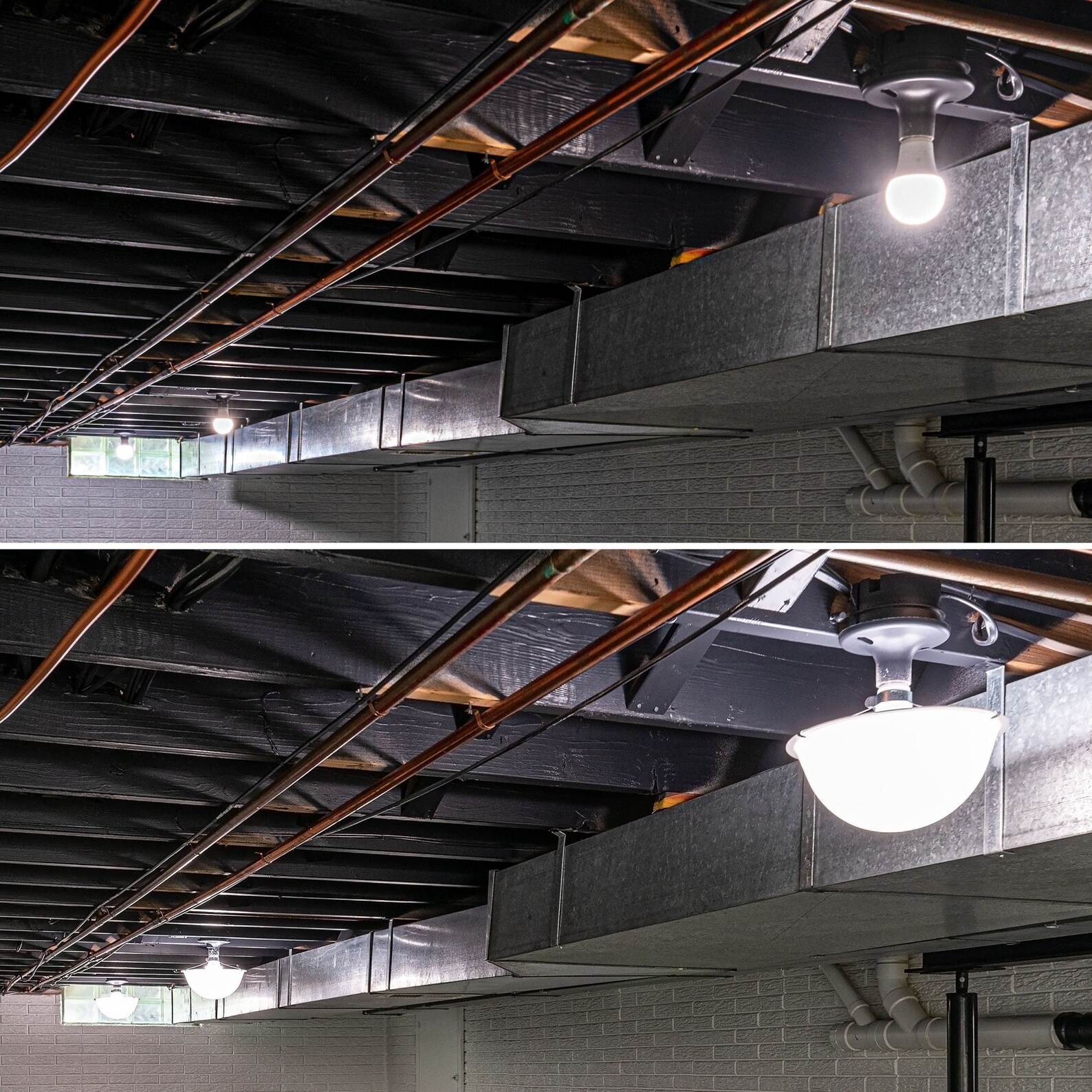 EZ Shade Ceiling Light Cover Light Bulb Cover Exposed Light Etsy