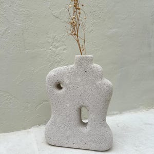 Unique Large Wabi Sabi Vase | minimalist nordic vase