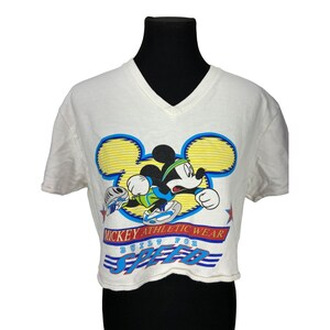 Chemise de sport courte « Tahiti Apparel » Disney Mickey Unlimited vintage