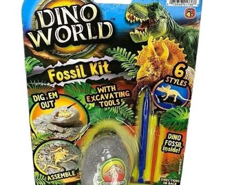 JA-RU 1736 Dino World Triceratops Fossil Kit