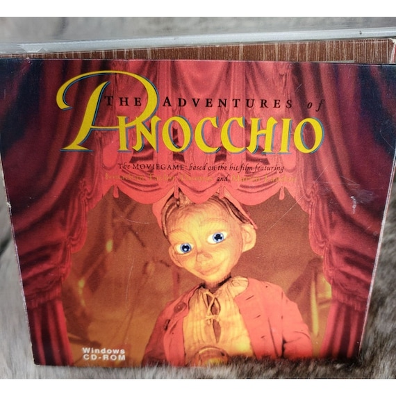 The ADVENTURES of PINOCCHIO the Movie Game IBM Pc Windows Cd-rom
