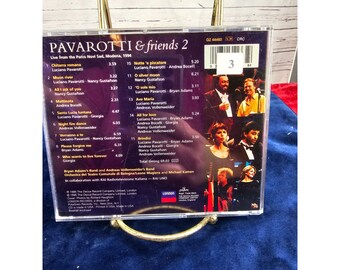 PAVAROTTI & FRIENDS 2 Bryan Adams Bocelli Andreas Vollenweider