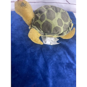 Ikea Onskat Turtle Hand Puppet Plush Stuffed Realistic Soft Toy Green 11&quot;