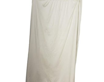 Vanity Fair Half Slip Ivory Nylon Lace Trim Size M Made In USA