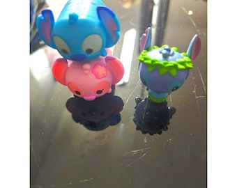 Figuras de vinilo Disney Tsum Tsum Funko Tiny Small Stitch y Angel