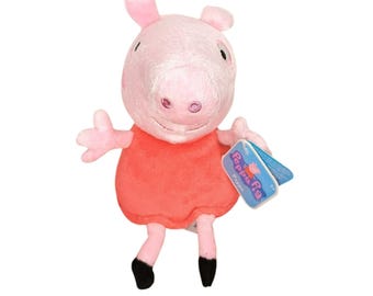 Peluche de Peppa Pig, personaje coleccionable, animal de peluche