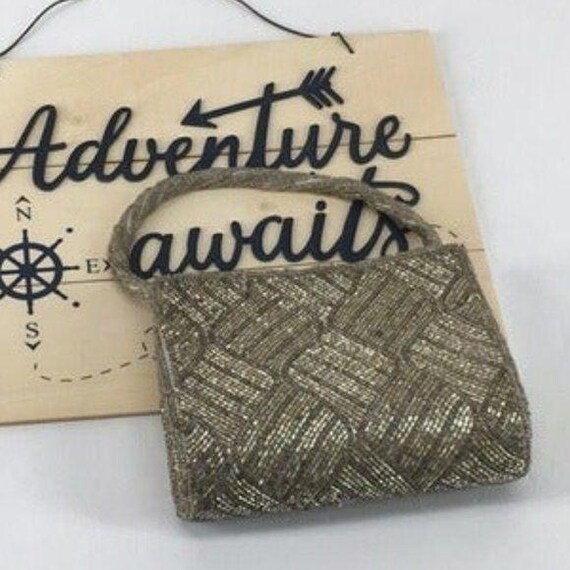 Cache Beaded Evening/Prom Purse In Gold With Eleg… - image 3