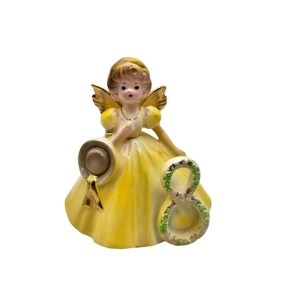 Josef Originals Engel Figur mit Zahl 8