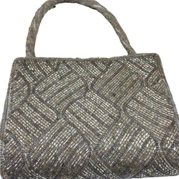 Cache Beaded Evening/Prom Purse In Gold With Eleg… - image 1