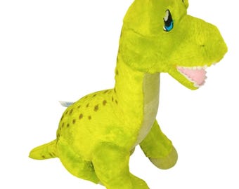 Australia Exclusive Build A Bear Green Spotted Brachiosaurus 22" Plush RARE 2019