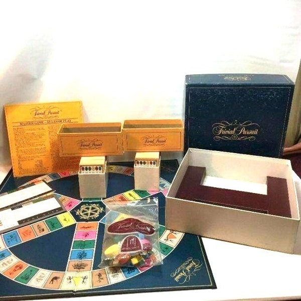 Trivial Pursuit Master Game Genus Edition 1981 1G