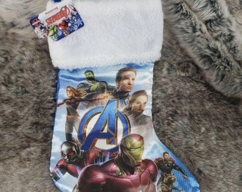 Marvel Avengers ironman Hulk Christmas Stocking
