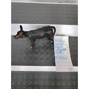 Schleich Limousin schwarz Milchkalb Kuh D-73527 7,5 cm