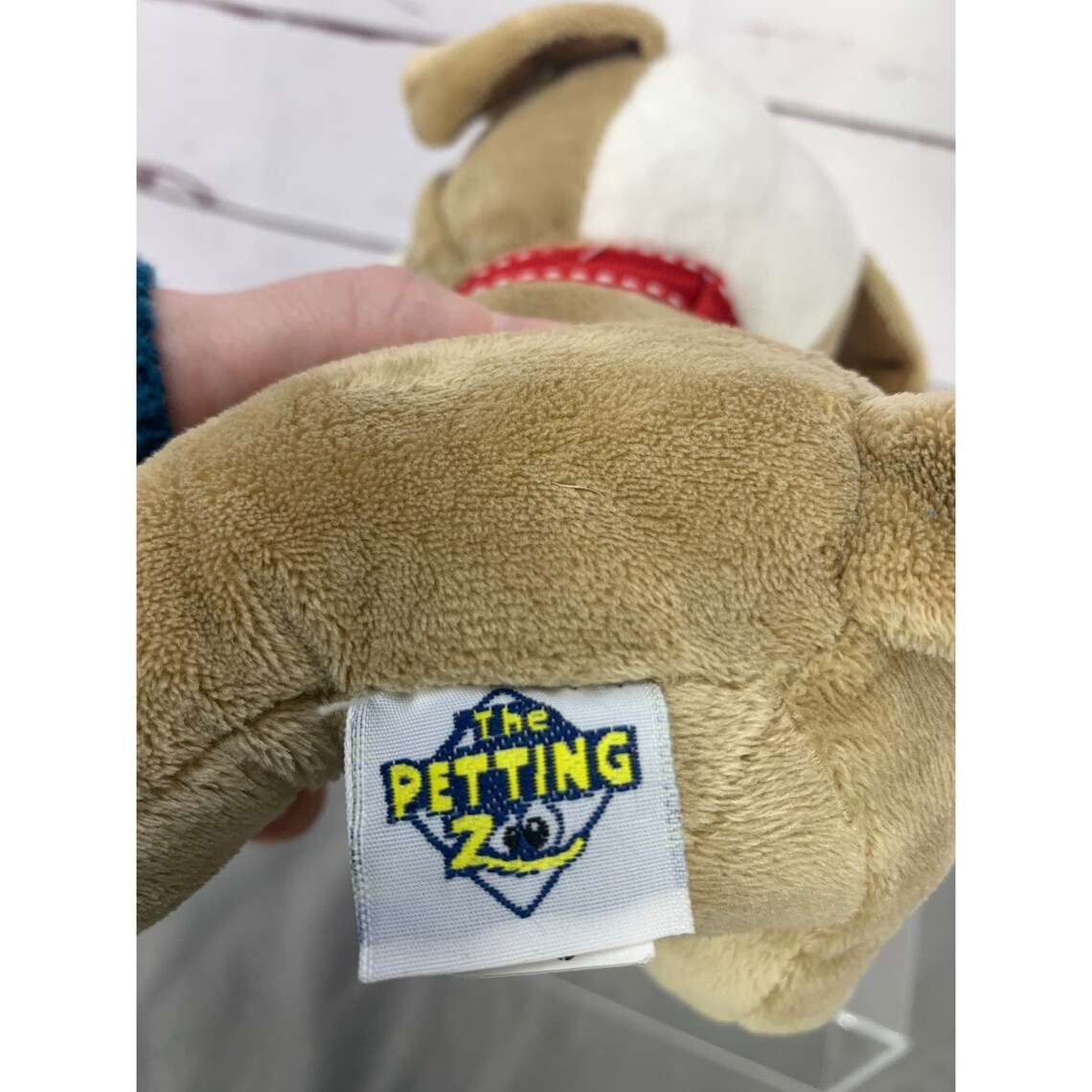 The Petting Zoo 8 Inch Plush Bulldog Stuffed Toy Etsy