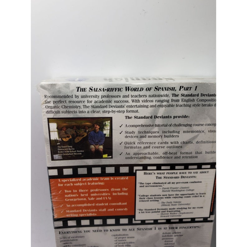 The Standard Deviants Spanish 1 VHS Used VCR Video Tape Cerebellum Etsy