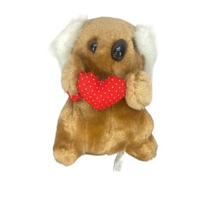 Stein Smith Vintage 7 Inch Stuffed Plush Koala Bear With Heart