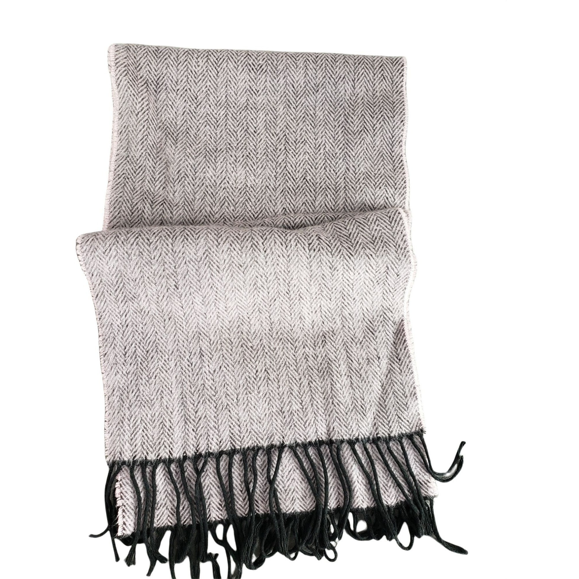 Merona Pink Black Chevron Fringe Soft Wrap Scarf - Etsy Denmark