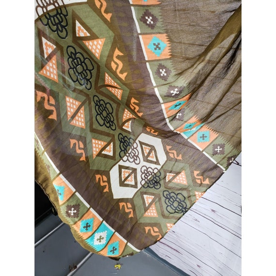 Indian Aztec Printed Wrap Scarf sarong shawl - image 9