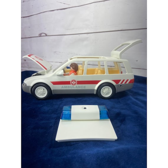 2006 Playmobil Rescue Ambulance Detachable Roof With Medic Etsy UK