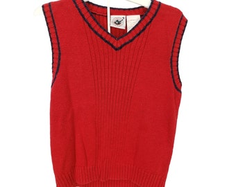 Goodlad of Philadelphia Boys 4t Red Blue Holiday Christmas Sweater Vest