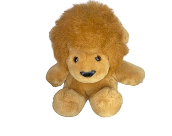 ヴィンテージ スェーデン製ライオンのぬいぐるみ ヴィンテージ エデン ライオン ぬいぐるみ ベビースクイーカー レッド