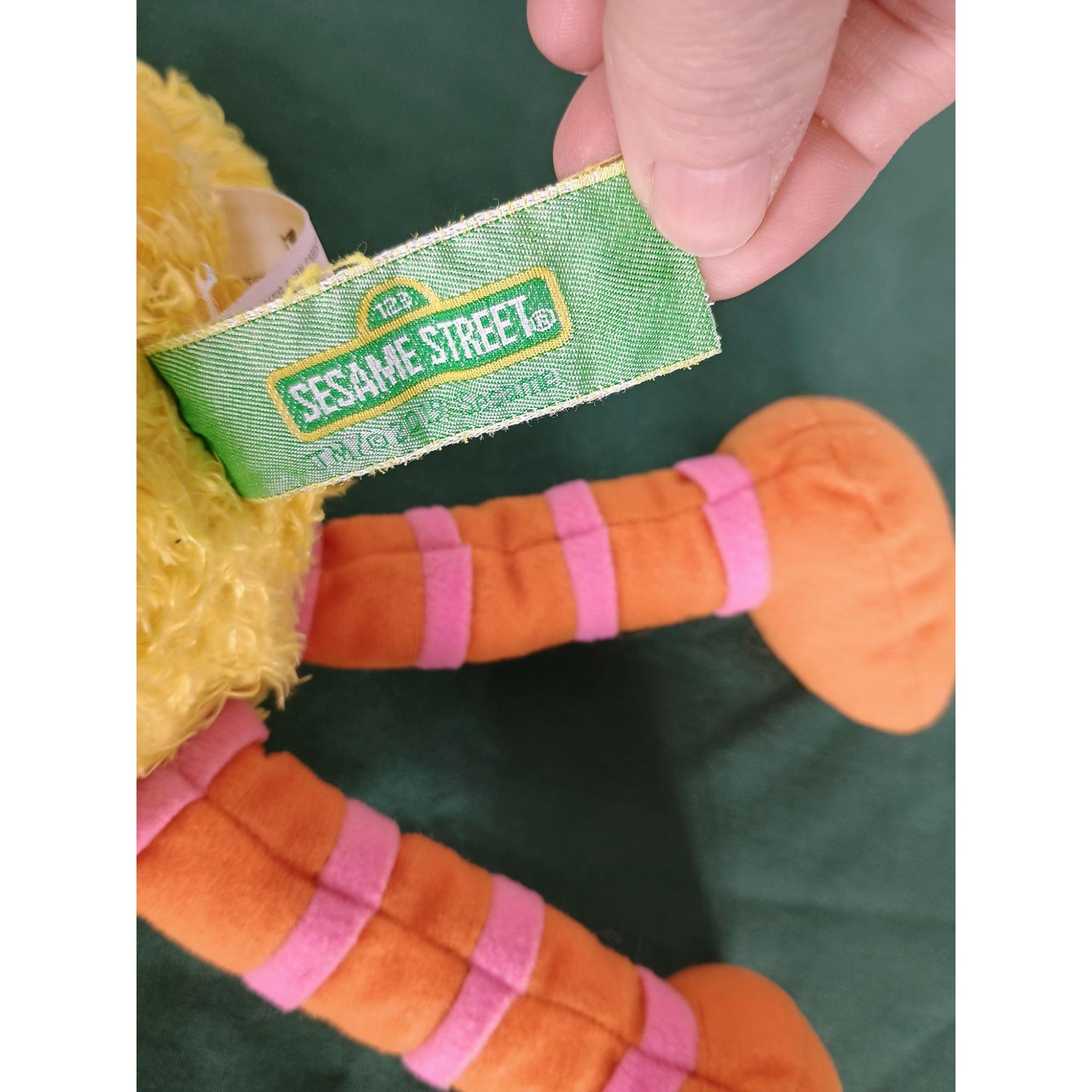 Peluche Big Bird Di Sesame Street, 12 Pollici, Giallo, Morbido, Nuovo Con Etichette 2019