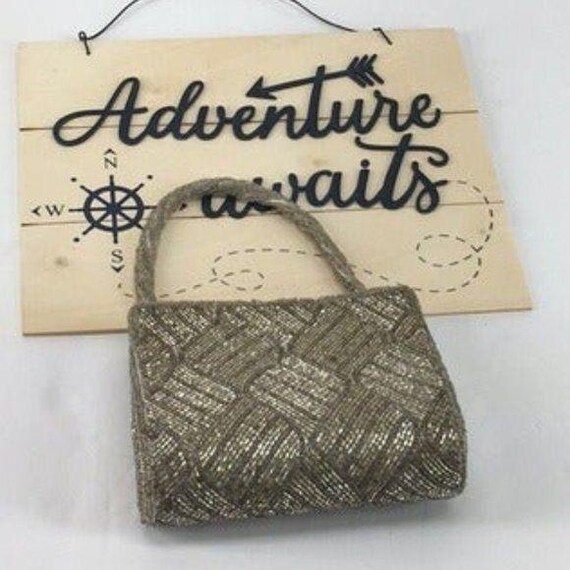 Cache Beaded Evening/Prom Purse In Gold With Eleg… - image 2