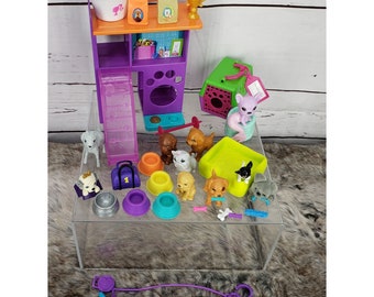 Mattel Barbie Team Stacie Puppy Playset Dog Goat Slide 9 Animals