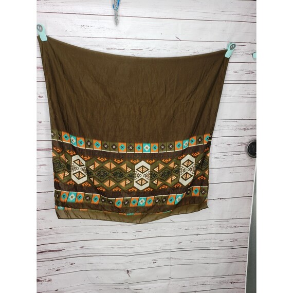 Indian Aztec Printed Wrap Scarf sarong shawl - image 3
