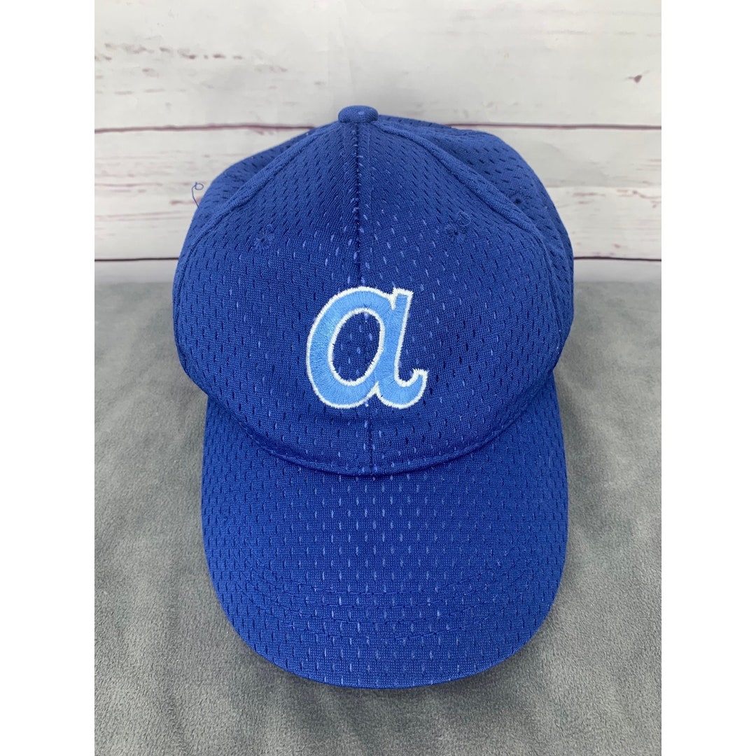 MLB Atlanta Braves Retro Lowercase A Fabric Fastener Mesh Etsy
