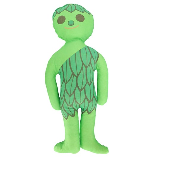 Vintage JOLLY GREEN GIANT Stuffed Plush Doll Toy Original
