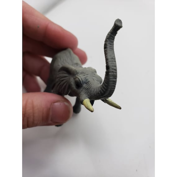 Elephant Animal Figure Toy Figurine Rubber Plastic Zoo Safari 4