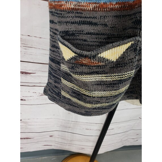 Fine Quality Sweater Aztec Design Cardigan - image 8
