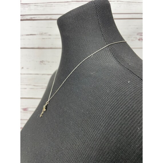 Hand Painted Multi Colored Silver Cross Pendant N… - image 4