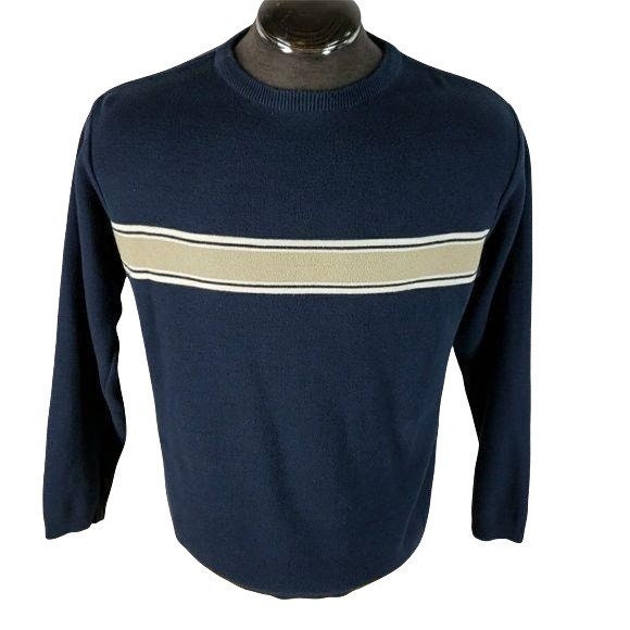 Gap Colorblock Long Sleeve Medium Blue 