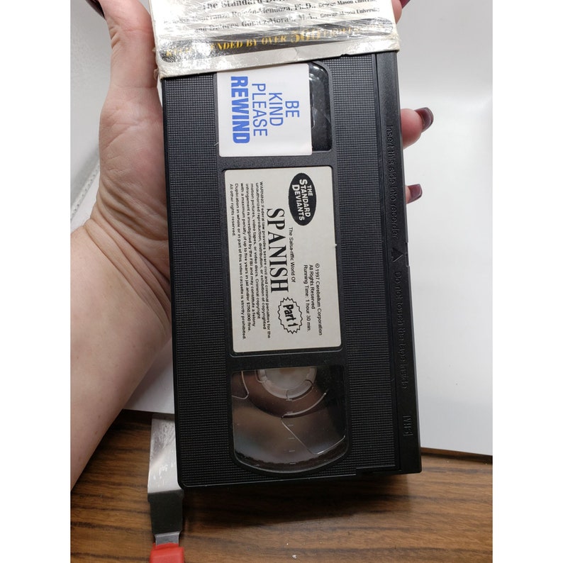 The Standard Deviants Spanish 1 VHS Used VCR Video Tape Cerebellum Etsy