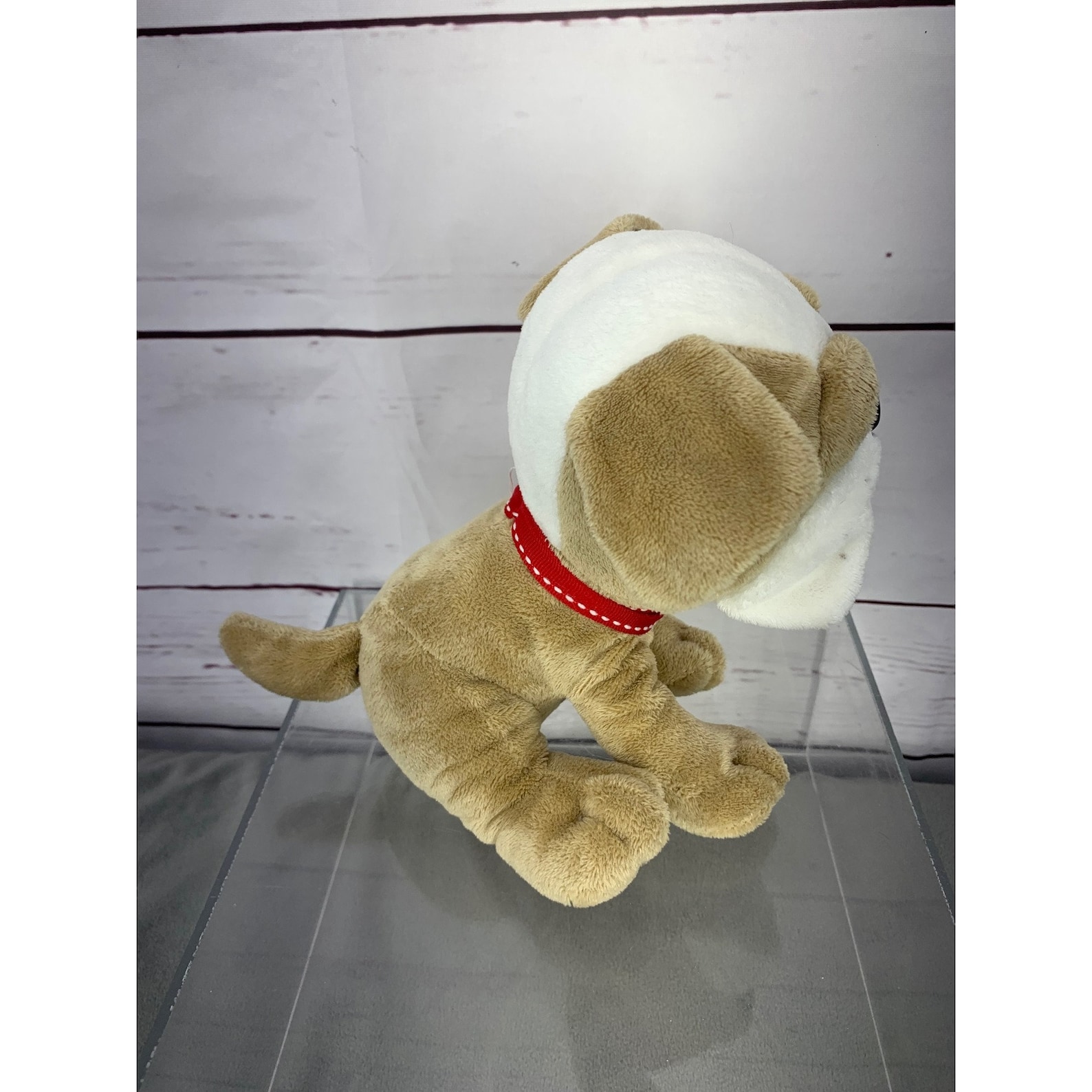 The Petting Zoo 8 Inch Plush Bulldog Stuffed Toy Etsy