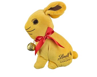 Lindt Rabbit Plush 9” Soft Toy Bunny Chocolate Collectable Gift