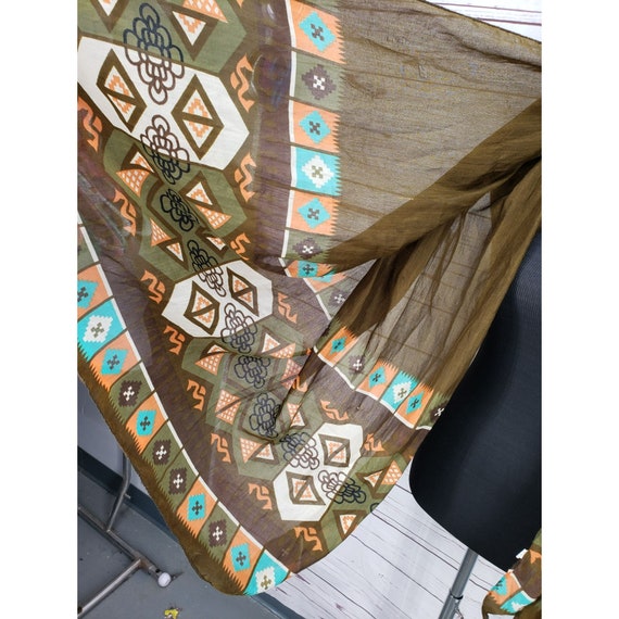 Indian Aztec Printed Wrap Scarf sarong shawl - image 10