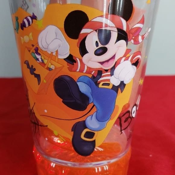 Disney MICKEY and MINNIE Pink Holiday Christmas Light Up Flashing Dome Top  Cup